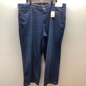 St.John’s Bay Size 24W Girlfriend Medium Treasure Jeans. New With Tags.